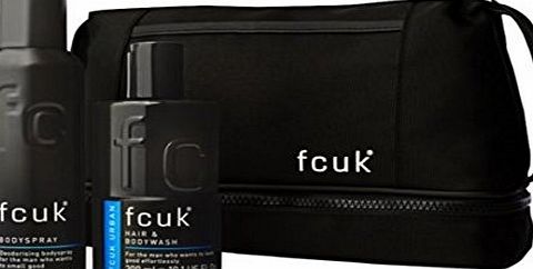 FCUK French Connection URBAN Wash Bag ~ Body Wash ~ Body Spray