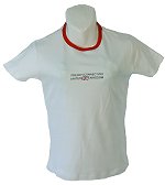 Ladies Union Jack Logo T/shirt White Size Large