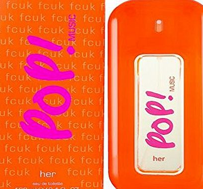 FCUK New Womens FCUK Pop Music 100ml Eau de Toilette Fragrance Spray