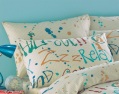 FCUK spray can pillow cases