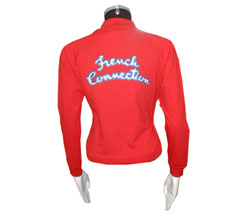 Womens Logo back zip thru top