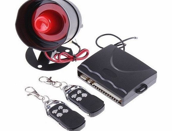 FDL Technology Car Alarm Security System 1-Way Car Alarm Protection System With 2 Remote Control