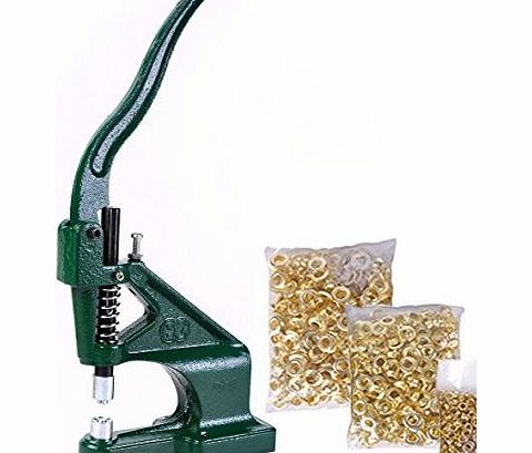 FDS Eyelet Punch Grommet Machine 900 sets 6 9 12MM 3 Die Press Hole Tool Set Kit Banner