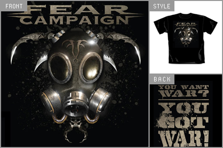 Fear Factory (War) T-Shirt cid_6450TSBP