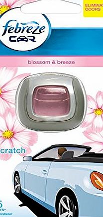 Febreeze Febreze Clip-on Car Air Freshener Starter Kit Blossom and Breeze 2 ml