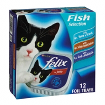 Felix Adult Cat Food Foils 100G X 48 Jumbo Pack