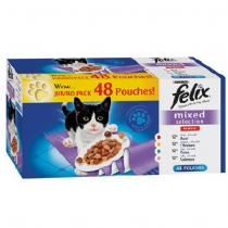 Adult Cat Food Pouches 100G X 48 Jumbo