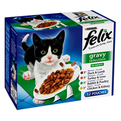 Adult Pouch Gravy Select Cat Food 100gm 12 Pack