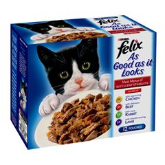 As Good As It Looks Adult Cat Food with Meat Select 100gm 12 Pack