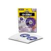 Fellowes CD DVD LABELS MATTE WHITE 50PK