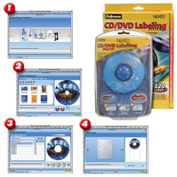 Fellowes CD/DVD Mini Labelling Kit