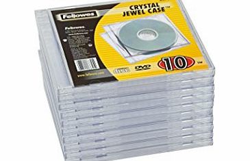 Fellowes CD Jewel Case - Storage CD jewel case - capacity: 1 CD - transparent...