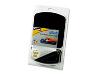 FELLOWES GEL WRIST REST/MOUSE PAD TEXTURE BLK