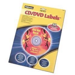 Fellowes Matt CD/DVD Labels (50/pk)