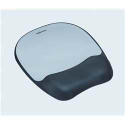 Mousepad Non-skid Memory Foam Silver