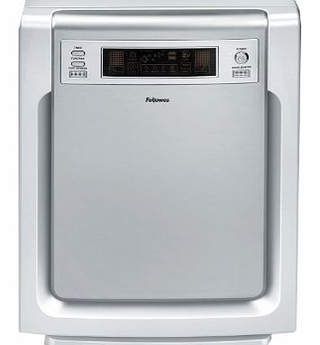 Fellowes PlasmaTrue Medium Size Air Purifier - Silver