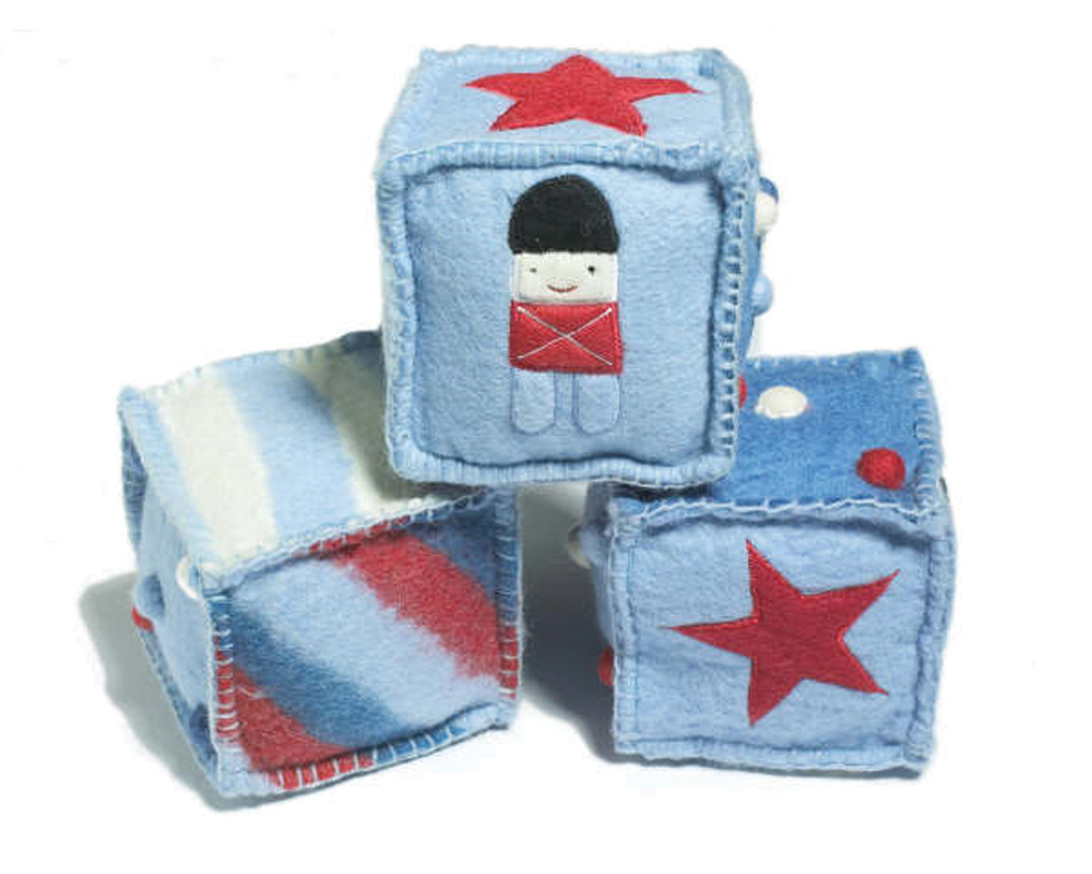 felt Applique Dice