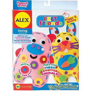 Felt Friends - Piggy and Bunny