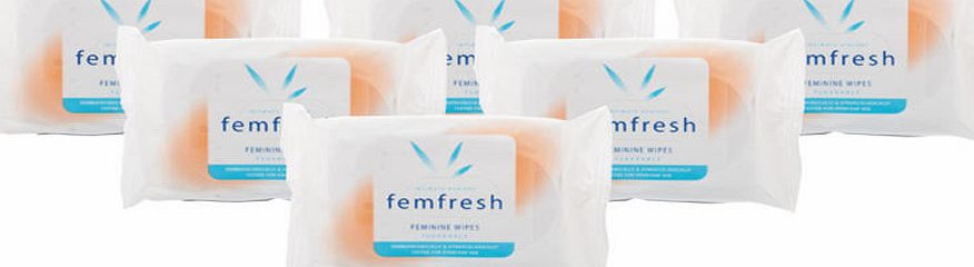 Femfresh Flushable Feminine Wipes 6 Pack
