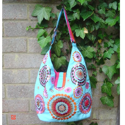 Handbag Rosette Fair trade