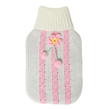 Pink Cover Woolly Hot Bottle