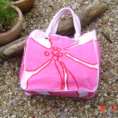 Femme Blue Toweling Bag