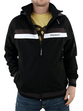 Fenchurch Black Context Zip Hood