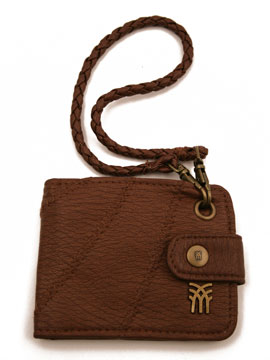 Fenchurch Brown Sard Leather Wallet