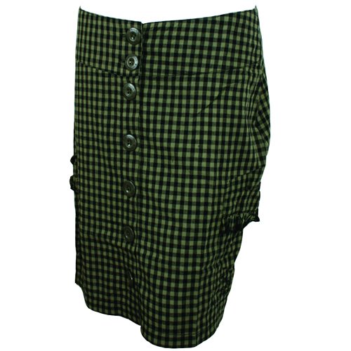 Fenchurch Ladies Fenchurch Kedgie Skirt Olive Check