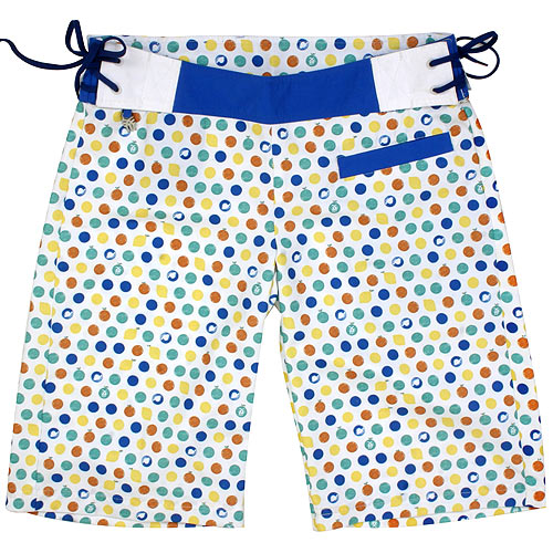 Fenchurch Ladies Fenchurch Tara Boardshorts White Spotes