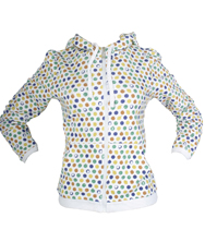 Fenchurch Medlime Spotted Zip Up Hoody