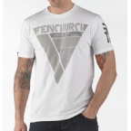 Fenchurch Mens Big V T-Shirt White
