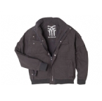 Fenchurch Mens Rand Bomber Jacket Black