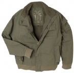 Fenchurch Mens Rand Bomber Jacket Olive