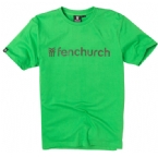 Fenchurch Mens Word T-Shirt Lime Green