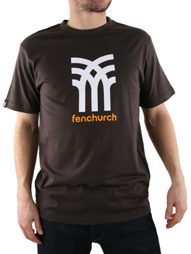 Fenchurch Shadow Grey Icon Logo T-Shirt