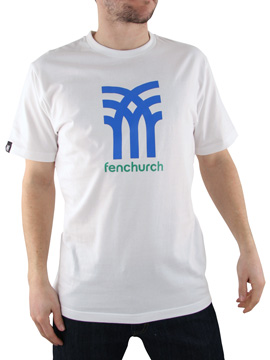 Fenchurch White Icon Logo T-Shirt