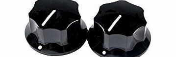 Fender  KNOB LARGE SKIRTED BLACK Guitars accessories Spare parts