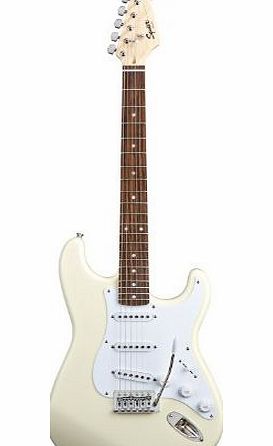 Fender SQUIER BY FENDER STRATOCASTER ARCTIC WHITE BULLET Electric guitars Stratocaster