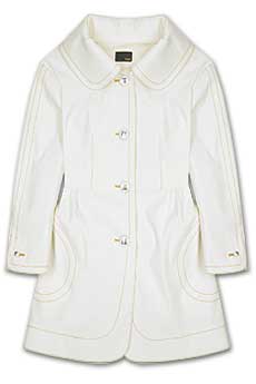Fendi Babydoll trapeze raincoat