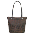 Brown and Black Zucchino Small Tote Bag