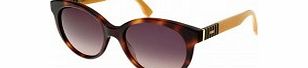 Fendi Ladies FF 0013-S 7TA R4 Tortoiseshell