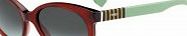 Fendi Ladies FF 0013-S 7TI PL Burgundy Green