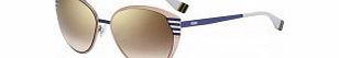 Fendi Ladies FF 0017-S 7RW QH Peach Silver