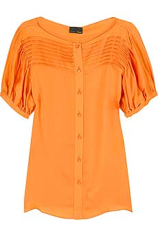 Fendi Pleat detail blouse