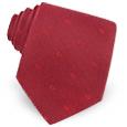 Red Mini Squares and Logos Woven Silk Tie