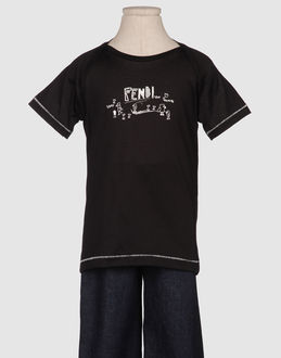 FENDI TOPWEAR Short sleeve t-shirts GIRLS on YOOX.COM