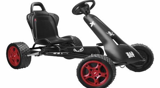 Cross Racer Bad Boy Off Road Tyres Go Kart (Black)