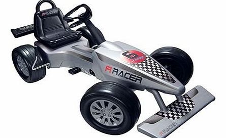 F1 Racer 68014 Go-Cart for Children Silver