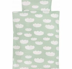 Ferm Living Clouds junior bed linen set - mint green S